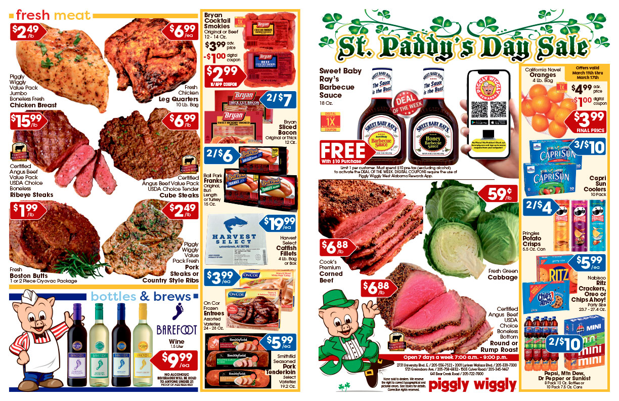 Tuscaloosa County: March 11-17