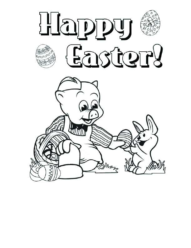 Happy Easter from Mr. Pig #2