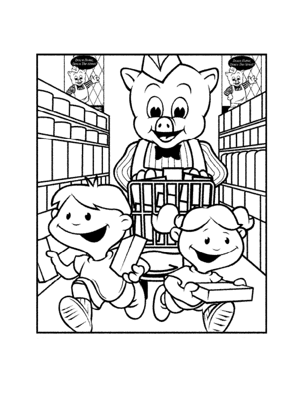Mr. Pig at the Grocery #3