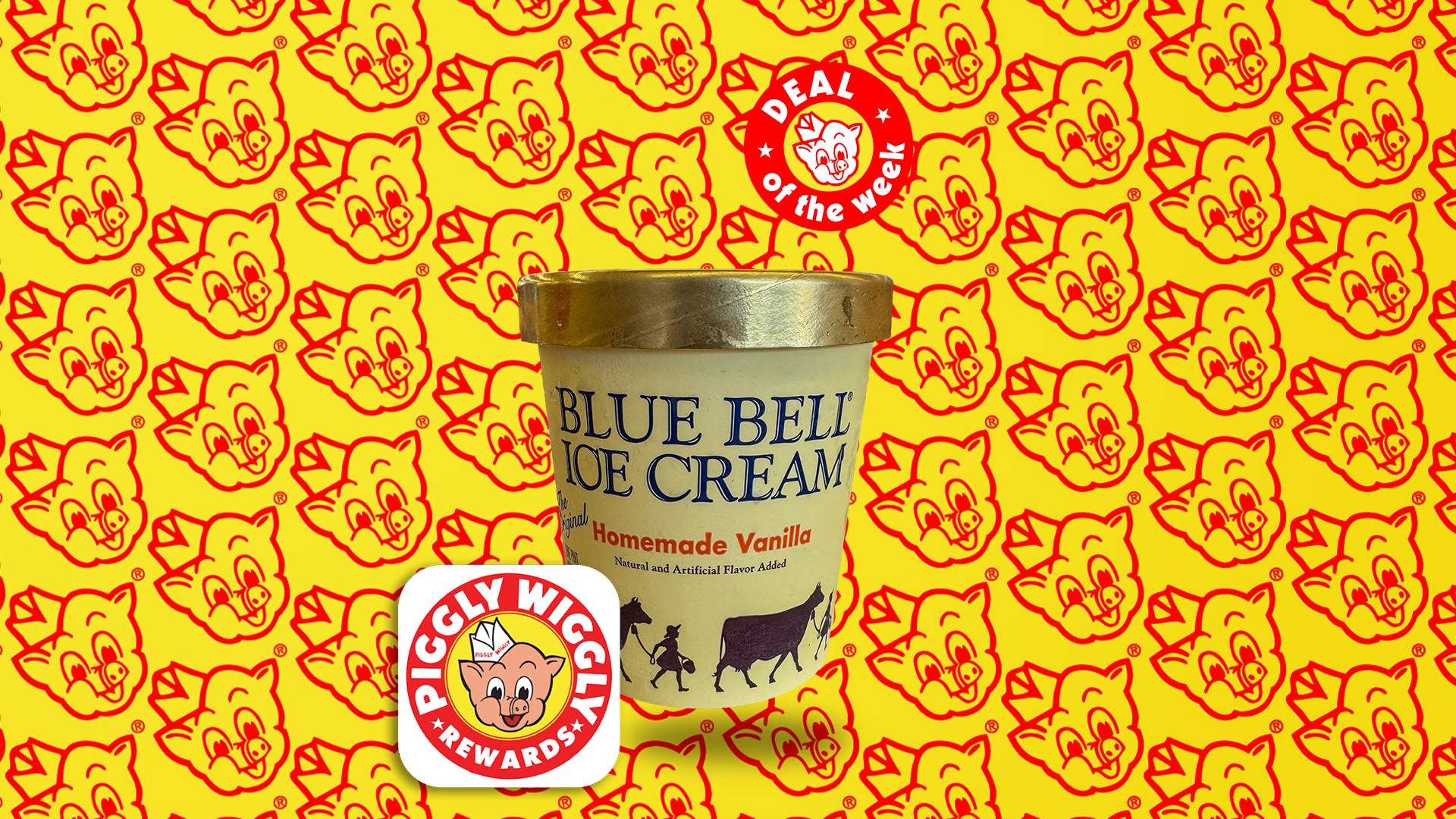 Blue Bell Ice Cream (One Pint) 99¢ : May 27 – June 2, 2026
