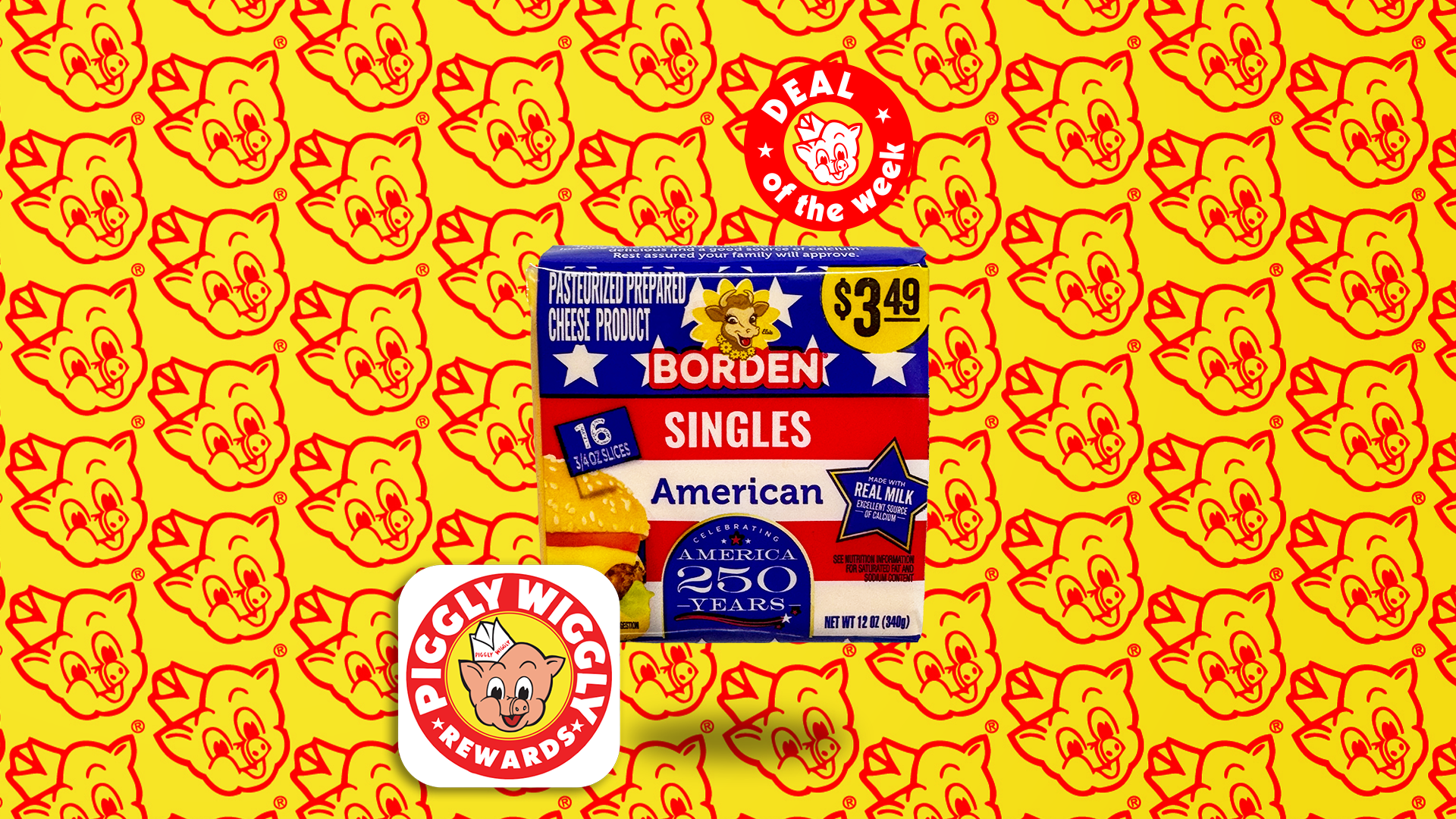 Borden Cheese Singles (16ct.) 99¢ : June 24 – June 30, 2026