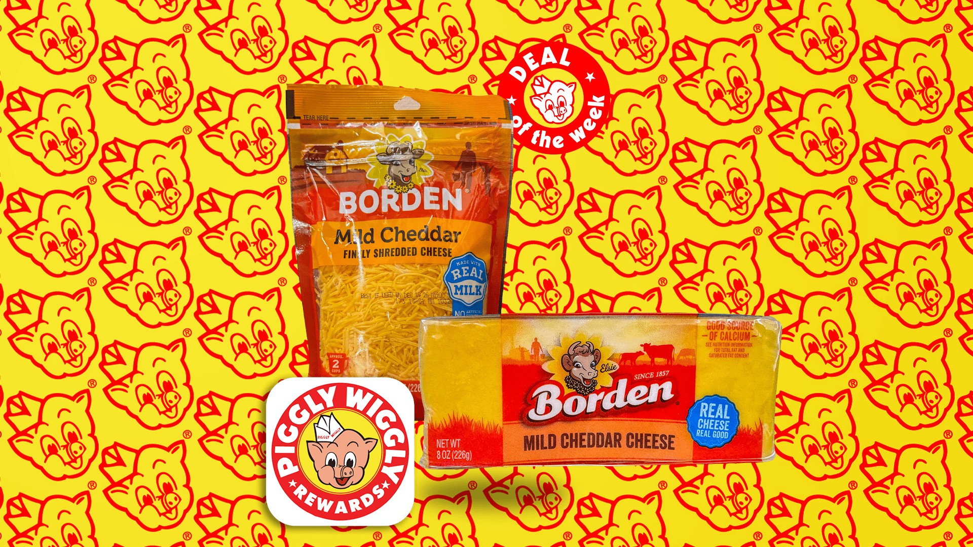 Borden Shredded/Chunk Cheese FREE : Aug. 26 – Sept. 1, 2026